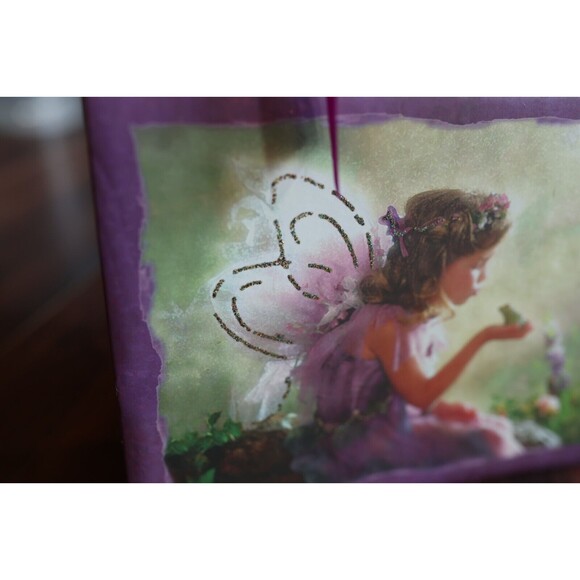 12 Pocket Lisa Jane Holiday Card Organizer With Ribbon Tie Fairycore Cottagecore - Picture 2 of 10